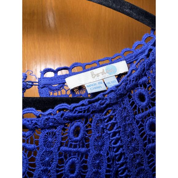 Boden Royal Blue Lace Dress - Women's Size 16 - Cotton - Picture 4 of 16